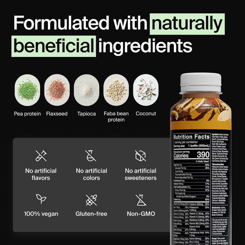 Huel Black Edition Ready-to-Drink | Meal Replacement Protein Shake | Vegan